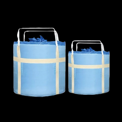 3 Ton Yeniden Kullanılabilir Tip Fibc Büyük Dökme Çantalar Çember Şekli Her İki Tarafı Çok Renkli