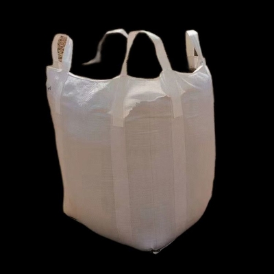 Poli Soluk Sarı FIBC Toplu Çantalar Yakacak Odun ve Aktif Karbon için 0.5t Anti Statik