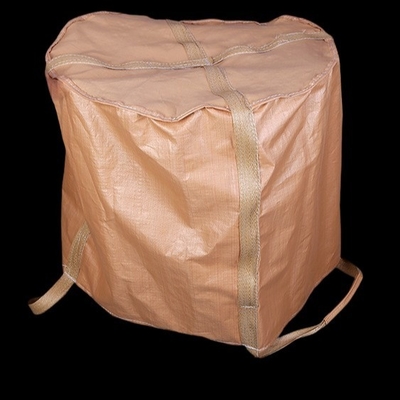 1.1×1.1×1.1m C Tipi Toplu Çantalar 170gsm Kalınlık Tek Kullanımlık FIBC Baffle