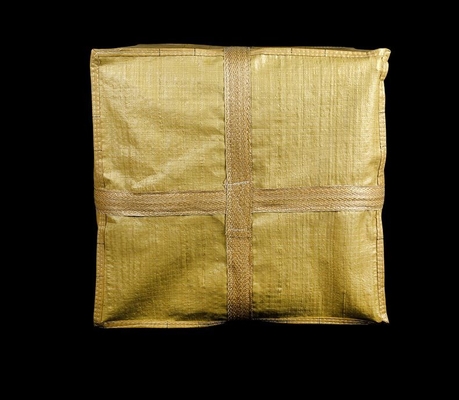 Poly Soluk Sarı FIBC Bulk Bags 0.5t Çapraz Köşe geniş açıklık